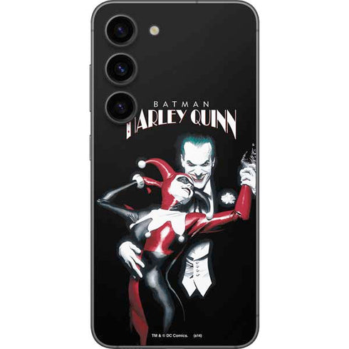 DC Comics The Joker Batman: Harley Quinn Cover #1 Art by Alex Ross. Piece Also known as Tango with Evil Galaxy S23 Skin
