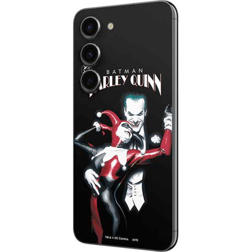 DC Comics The Joker Batman: Harley Quinn Cover #1 Art by Alex Ross. Piece Also known as Tango with Evil Galaxy S23 Skin