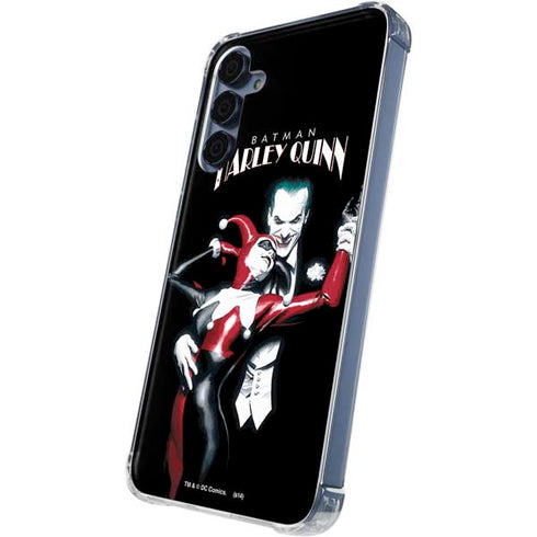 DC Comics The Joker Batman: Harley Quinn Cover #1 Art by Alex Ross. Piece Also known as Tango with Evil Galaxy S24 Clear Case
