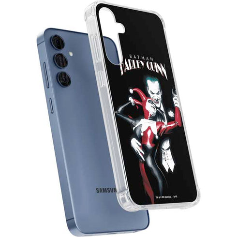 DC Comics The Joker Batman: Harley Quinn Cover #1 Art by Alex Ross. Piece Also known as Tango with Evil Galaxy S24 Clear Case