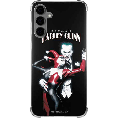 DC Comics The Joker Batman: Harley Quinn Cover #1 Art by Alex Ross. Piece Also known as Tango with Evil Galaxy S24 Plus Clear Case