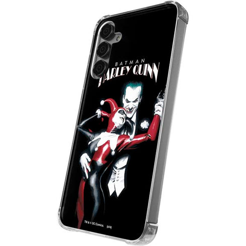 DC Comics The Joker Batman: Harley Quinn Cover #1 Art by Alex Ross. Piece Also known as Tango with Evil Galaxy S24 Plus Clear Case