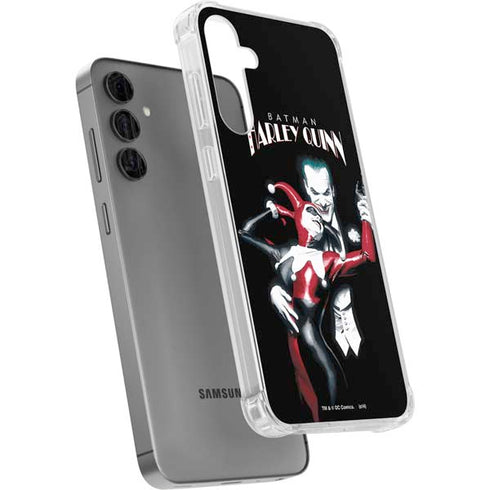 DC Comics The Joker Batman: Harley Quinn Cover #1 Art by Alex Ross. Piece Also known as Tango with Evil Galaxy S24 Plus Clear Case