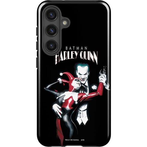 DC Comics The Joker Batman: Harley Quinn Cover #1 Art by Alex Ross. Piece Also known as Tango with Evil Galaxy S24 Plus Impact Case