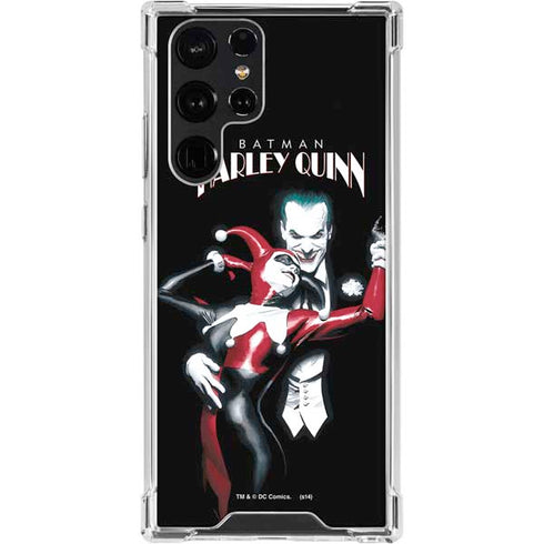 DC Comics The Joker Batman: Harley Quinn Cover #1 Art by Alex Ross. Piece Also known as Tango with Evil Galaxy S24 Ultra Clear Case