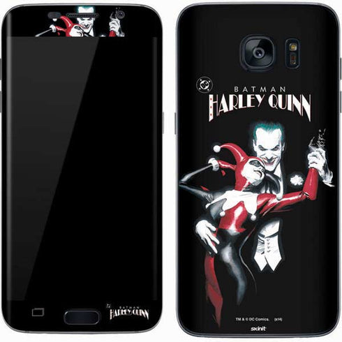 DC Comics The Joker Batman: Harley Quinn Cover #1 Art by Alex Ross. Piece Also known as Tango with Evil Galaxy S7 Skin