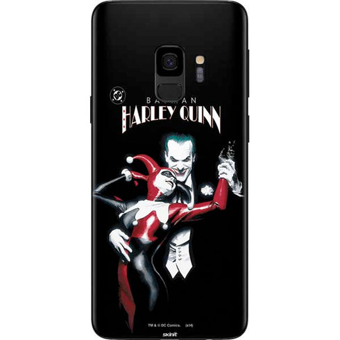 DC Comics The Joker Batman: Harley Quinn Cover #1 Art by Alex Ross. Piece Also known as Tango with Evil Galaxy S9 Skin