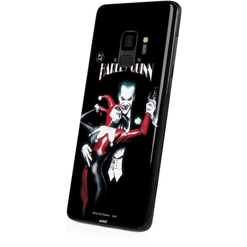 DC Comics The Joker Batman: Harley Quinn Cover #1 Art by Alex Ross. Piece Also known as Tango with Evil Galaxy S9 Skin