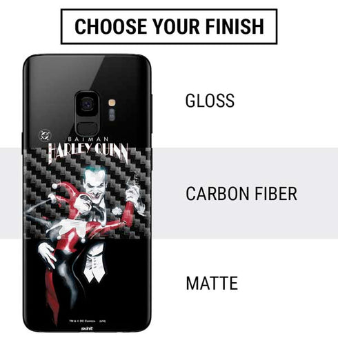 DC Comics The Joker Batman: Harley Quinn Cover #1 Art by Alex Ross. Piece Also known as Tango with Evil Galaxy S9 Skin