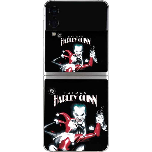 DC Comics The Joker Batman: Harley Quinn Cover #1 Art by Alex Ross. Piece Also known as Tango with Evil Galaxy Z Flip3 5G Skin