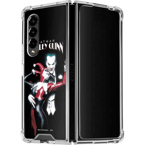 DC Comics The Joker Batman: Harley Quinn Cover #1 Art by Alex Ross. Piece Also known as Tango with Evil Galaxy Z Fold4 5G Clear Case