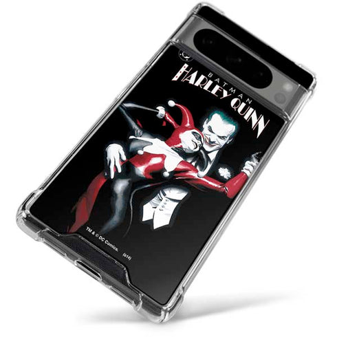 DC Comics The Joker Batman: Harley Quinn Cover #1 Art by Alex Ross. Piece Also known as Tango with Evil Google Pixel 8 Pro Clear Case