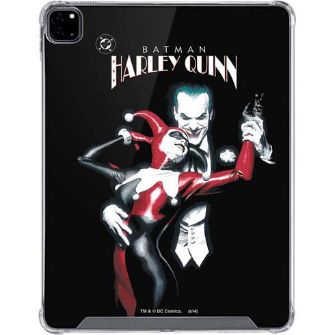 DC Comics The Joker Batman: Harley Quinn Cover #1 Art by Alex Ross. Piece Also known as Tango with Evil iPad Pro 12.9in (2020) Clear Case
