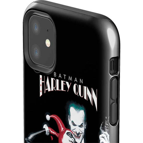 DC Comics The Joker Batman: Harley Quinn Cover #1 Art by Alex Ross. Piece Also known as Tango with Evil iPhone 11 Impact Case