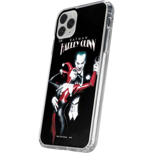 DC Comics The Joker Batman: Harley Quinn Cover #1 Art by Alex Ross. Piece Also known as Tango with Evil iPhone 11 Pro Clear Case