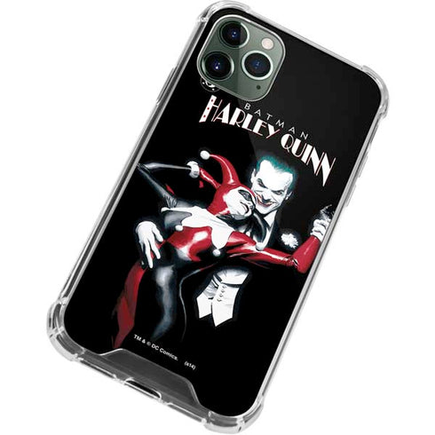 DC Comics The Joker Batman: Harley Quinn Cover #1 Art by Alex Ross. Piece Also known as Tango with Evil iPhone 11 Pro Max Clear Case