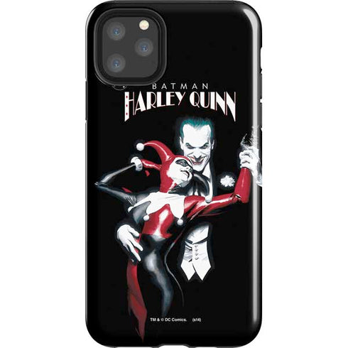 DC Comics The Joker Batman: Harley Quinn Cover #1 Art by Alex Ross. Piece Also known as Tango with Evil iPhone 11 Pro Max Impact Case