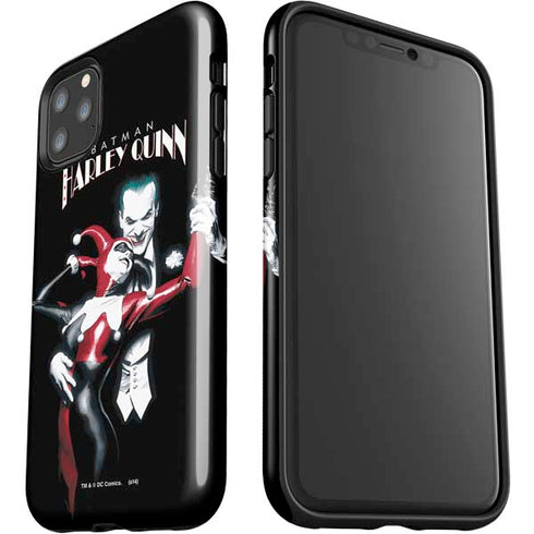 DC Comics The Joker Batman: Harley Quinn Cover #1 Art by Alex Ross. Piece Also known as Tango with Evil iPhone 11 Pro Max Impact Case