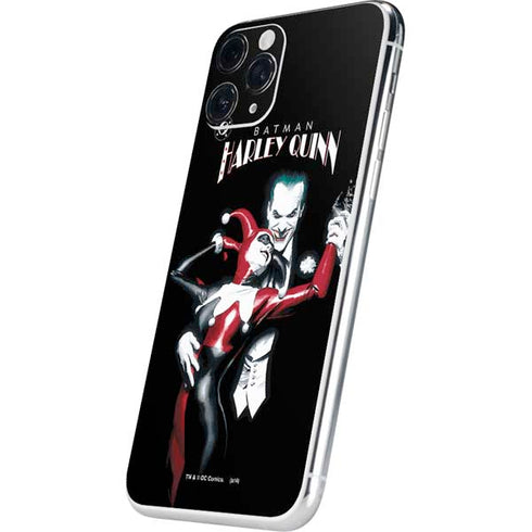 DC Comics The Joker Batman: Harley Quinn Cover #1 Art by Alex Ross. Piece Also known as Tango with Evil iPhone 11 Pro Skin