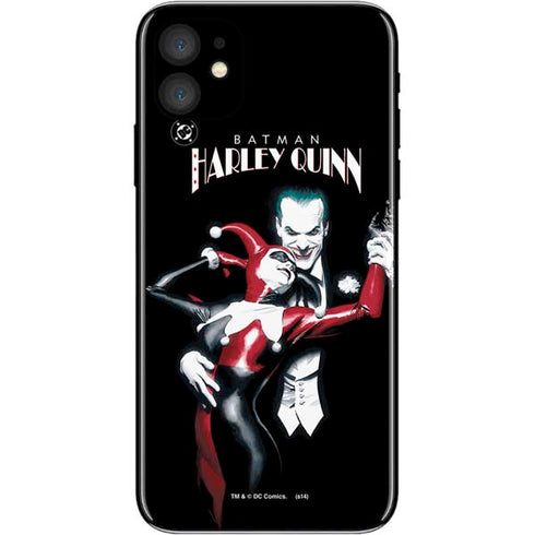 DC Comics The Joker Batman: Harley Quinn Cover #1 Art by Alex Ross. Piece Also known as Tango with Evil iPhone 11 Skin
