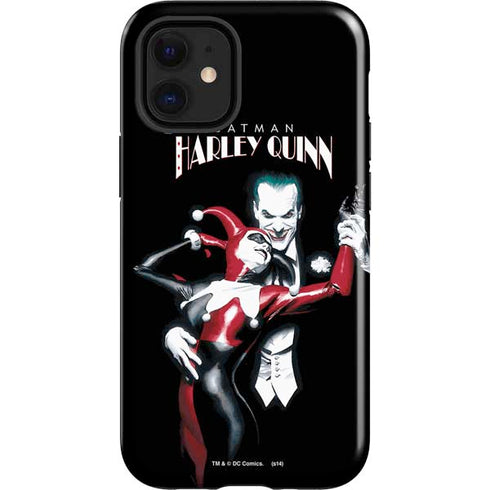 DC Comics The Joker Batman: Harley Quinn Cover #1 Art by Alex Ross. Piece Also known as Tango with Evil iPhone 12 Mini Impact Case