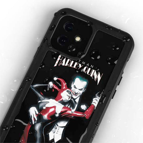 DC Comics The Joker Batman: Harley Quinn Cover #1 Art by Alex Ross. Piece Also known as Tango with Evil iPhone 12 Mini Waterproof Case
