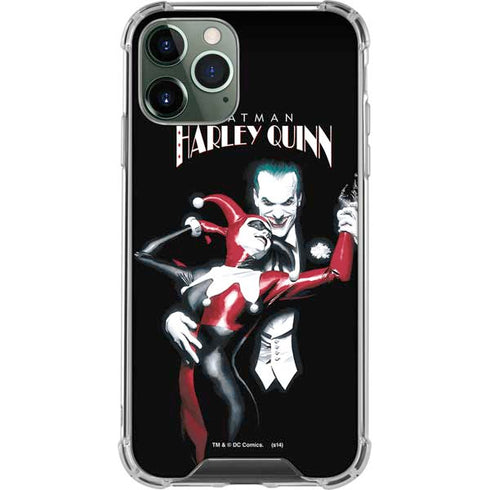 DC Comics The Joker Batman: Harley Quinn Cover #1 Art by Alex Ross. Piece Also known as Tango with Evil iPhone 12 Pro Clear Case