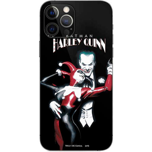 DC Comics The Joker Batman: Harley Quinn Cover #1 Art by Alex Ross. Piece Also known as Tango with Evil iPhone 12 Pro Skin