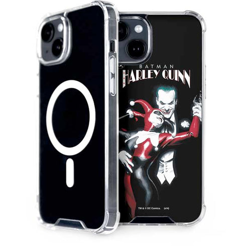 DC Comics The Joker Batman: Harley Quinn Cover #1 Art by Alex Ross. Piece Also known as Tango with Evil iPhone 13 MagSafe Case