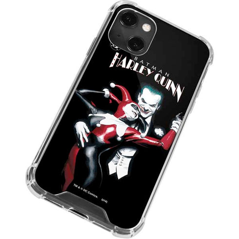 DC Comics The Joker Batman: Harley Quinn Cover #1 Art by Alex Ross. Piece Also known as Tango with Evil iPhone 13 Mini Clear Case