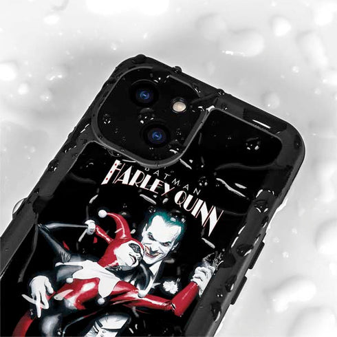 DC Comics The Joker Batman: Harley Quinn Cover #1 Art by Alex Ross. Piece Also known as Tango with Evil iPhone 13 Mini Waterproof Case
