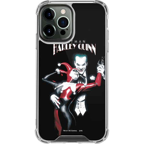 DC Comics The Joker Batman: Harley Quinn Cover #1 Art by Alex Ross. Piece Also known as Tango with Evil iPhone 13 Pro Max Clear Case
