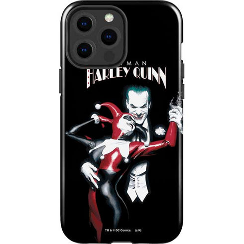 DC Comics The Joker Batman: Harley Quinn Cover #1 Art by Alex Ross. Piece Also known as Tango with Evil iPhone 13 Pro Max Impact Case