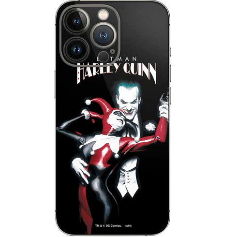 DC Comics The Joker Batman: Harley Quinn Cover #1 Art by Alex Ross. Piece Also known as Tango with Evil iPhone 13 Pro Skin