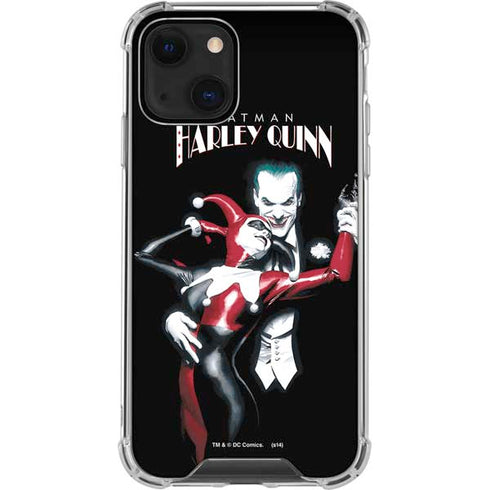 DC Comics The Joker Batman: Harley Quinn Cover #1 Art by Alex Ross. Piece Also known as Tango with Evil iPhone 14 Clear Case