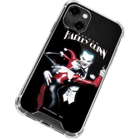 DC Comics The Joker Batman: Harley Quinn Cover #1 Art by Alex Ross. Piece Also known as Tango with Evil iPhone 14 Clear Case
