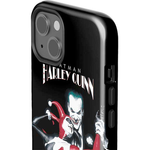 DC Comics The Joker Batman: Harley Quinn Cover #1 Art by Alex Ross. Piece Also known as Tango with Evil iPhone 14 Plus Impact Case