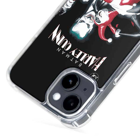 DC Comics The Joker Batman: Harley Quinn Cover #1 Art by Alex Ross. Piece Also known as Tango with Evil iPhone 15 Plus MagSafe Case