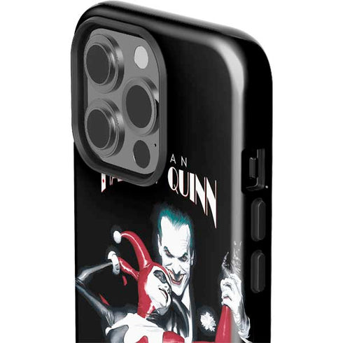 DC Comics The Joker Batman: Harley Quinn Cover #1 Art by Alex Ross. Piece Also known as Tango with Evil iPhone 15 Pro Impact Case