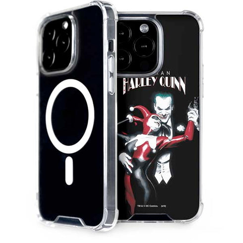 DC Comics The Joker Batman: Harley Quinn Cover #1 Art by Alex Ross. Piece Also known as Tango with Evil iPhone 14 Pro MagSafe Case