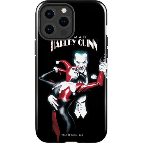 DC Comics The Joker Batman: Harley Quinn Cover #1 Art by Alex Ross. Piece Also known as Tango with Evil iPhone 15 Pro Max Impact Case