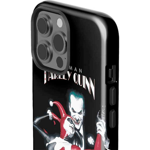 DC Comics The Joker Batman: Harley Quinn Cover #1 Art by Alex Ross. Piece Also known as Tango with Evil iPhone 15 Pro Max Impact Case
