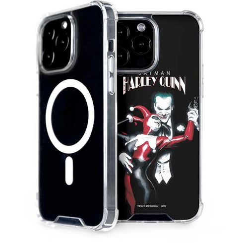 DC Comics The Joker Batman: Harley Quinn Cover #1 Art by Alex Ross. Piece Also known as Tango with Evil iPhone 15 Pro Max MagSafe Case