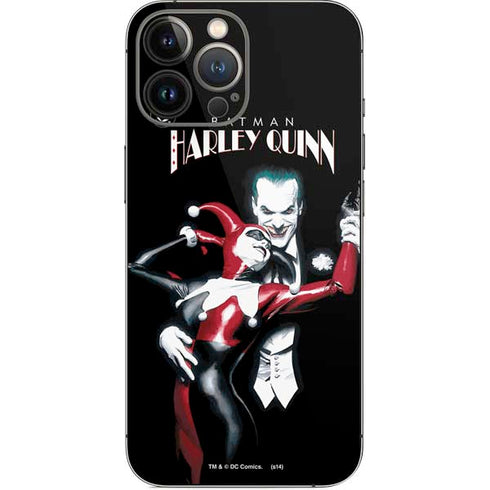 DC Comics The Joker Batman: Harley Quinn Cover #1 Art by Alex Ross. Piece Also known as Tango with Evil iPhone 14 Pro Max Skin
