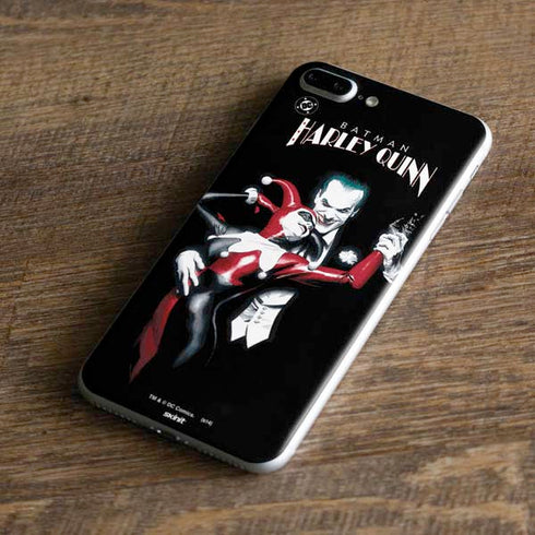 DC Comics The Joker Batman: Harley Quinn Cover #1 Art by Alex Ross. Piece Also known as Tango with Evil iPhone 8 Plus Skin