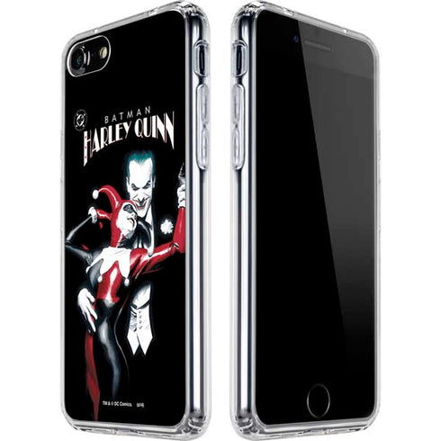 DC Comics The Joker Batman: Harley Quinn Cover #1 Art by Alex Ross. Piece Also known as Tango with Evil iPhone SE (2nd & 3rd Gen) Clear Case