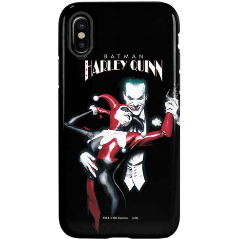 DC Comics The Joker Batman: Harley Quinn Cover #1 Art by Alex Ross. Piece Also known as Tango with Evil iPhone X Pro Case
