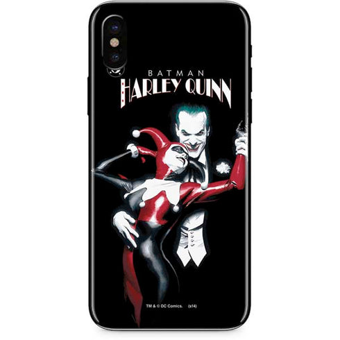 DC Comics The Joker Batman: Harley Quinn Cover #1 Art by Alex Ross. Piece Also known as Tango with Evil iPhone XS Max Skin