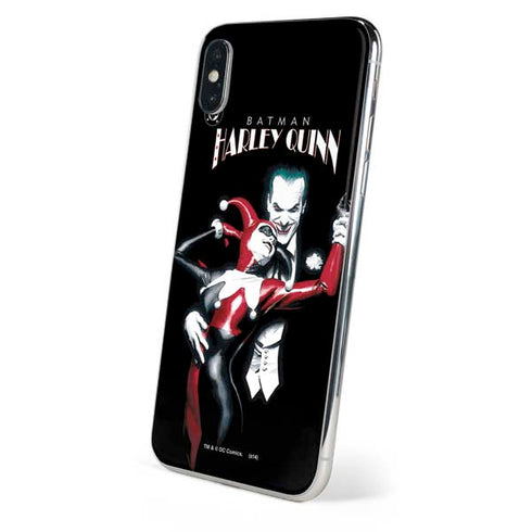 DC Comics The Joker Batman: Harley Quinn Cover #1 Art by Alex Ross. Piece Also known as Tango with Evil iPhone XS Max Skin
