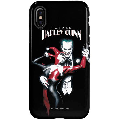 DC Comics The Joker Batman: Harley Quinn Cover #1 Art by Alex Ross. Piece Also known as Tango with Evil iPhone XS Pro Case